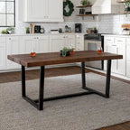 Solid Wood 72-inch Distressed Dining Table