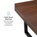 Solid Wood 72-inch Distressed Dining Table