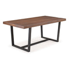 Solid Wood 72-inch Distressed Dining Table