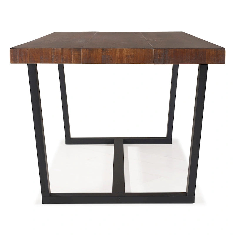 Solid Wood 72-inch Distressed Dining Table