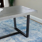 Solid Wood 72-inch Distressed Dining Table
