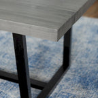 Solid Wood 72-inch Distressed Dining Table