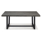 Solid Wood 72-inch Distressed Dining Table