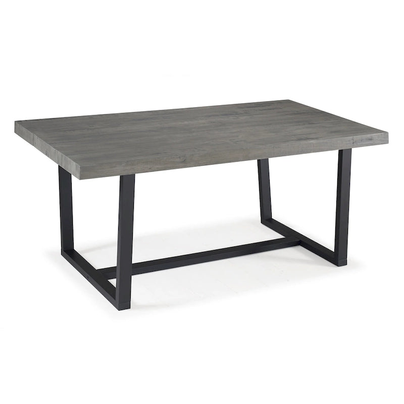 Solid Wood 72-inch Distressed Dining Table