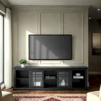 80-Zoll-TV-Schrank im klassischen Breakfront-Stil