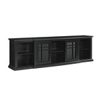 80-Zoll-TV-Schrank im klassischen Breakfront-Stil