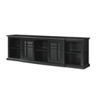 80-Zoll-TV-Schrank im klassischen Breakfront-Stil