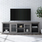 80-Zoll-TV-Schrank im klassischen Breakfront-Stil