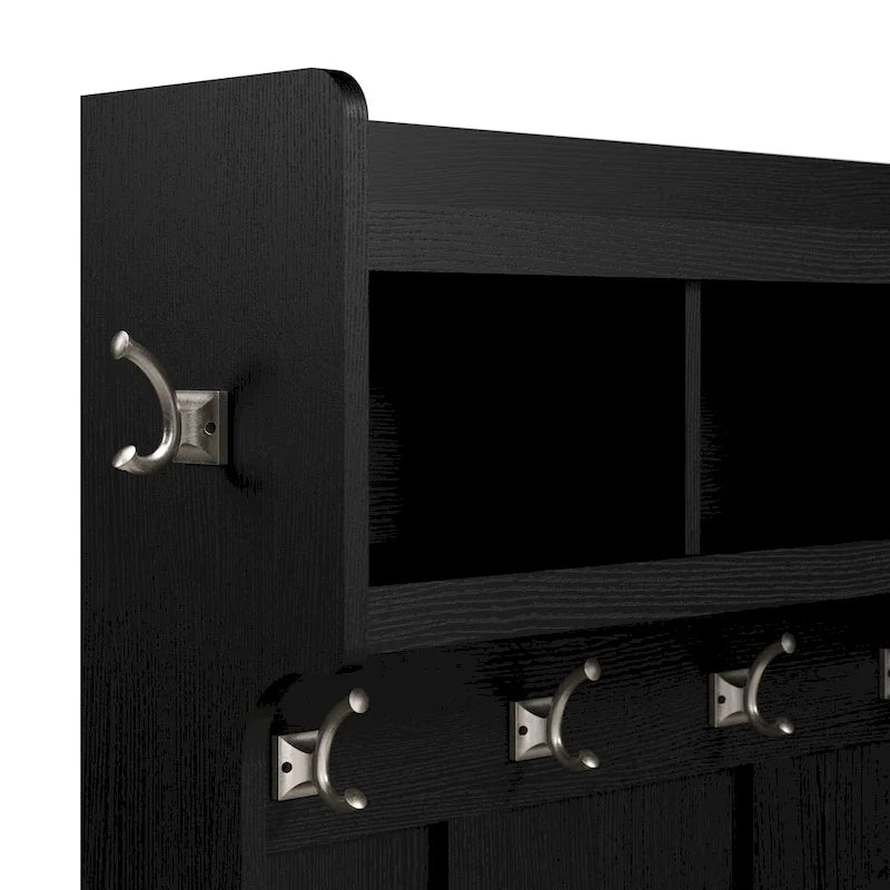 40W Hall Tree and Shoe Bench with Doors