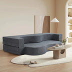 Umwandelbares Klappsofa mit hochdichtem Schaumstoff für Wohnzimmer, Gästezimmer und Schlafzimmer