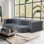 Umwandelbares Klappsofa mit hochdichtem Schaumstoff für Wohnzimmer, Gästezimmer und Schlafzimmer