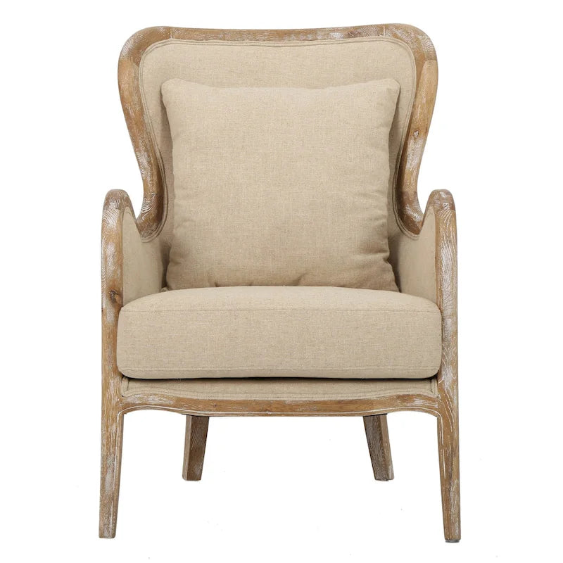 Fabric Wing Chair