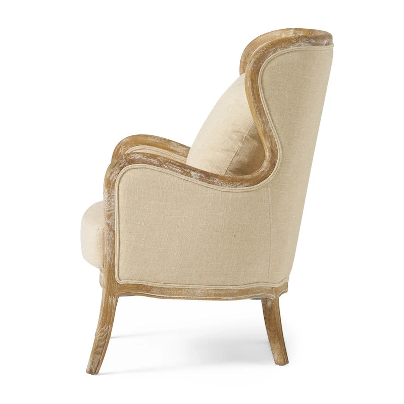 Fabric Wing Chair