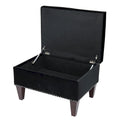 Transitional Upholstered Home Dcor Storage Bench
