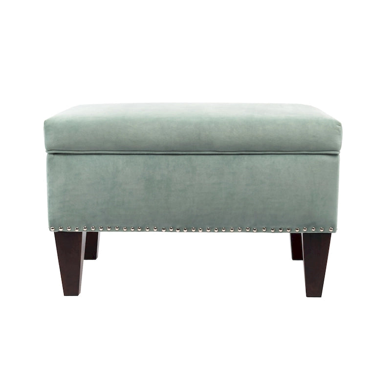 Transitional Upholstered Home Dcor Storage Bench