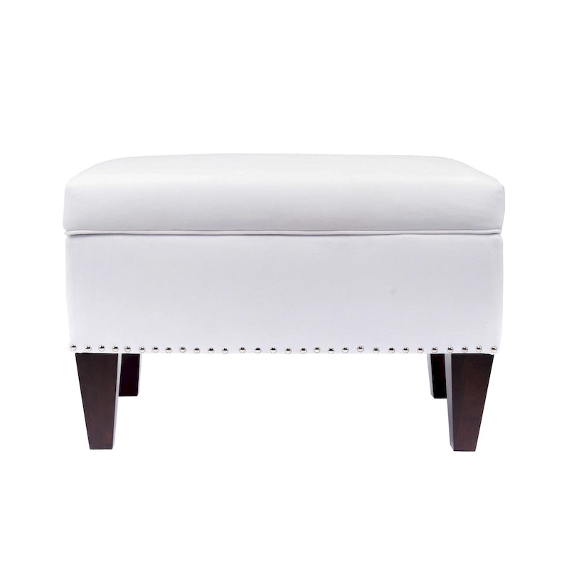 Transitional Upholstered Home Dcor Storage Bench