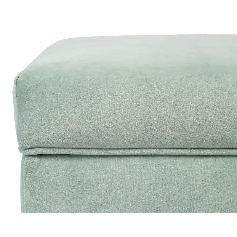 Transitional Upholstered Home Dcor Storage Bench