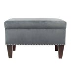 Transitional Upholstered Home Dcor Storage Bench