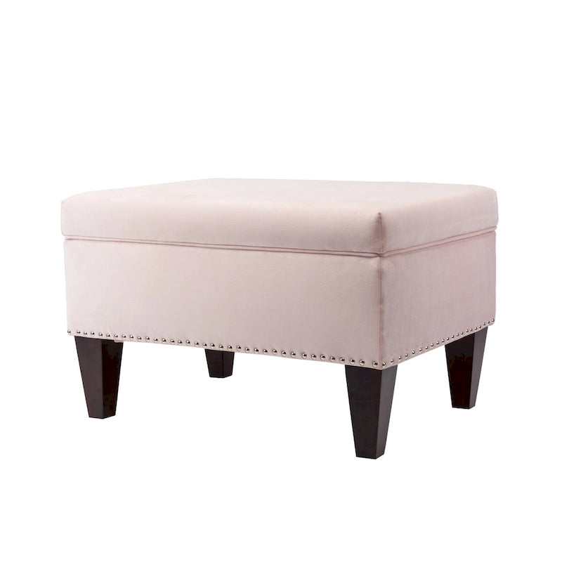Transitional Upholstered Home Dcor Storage Bench