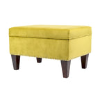 Transitional Upholstered Home Dcor Storage Bench