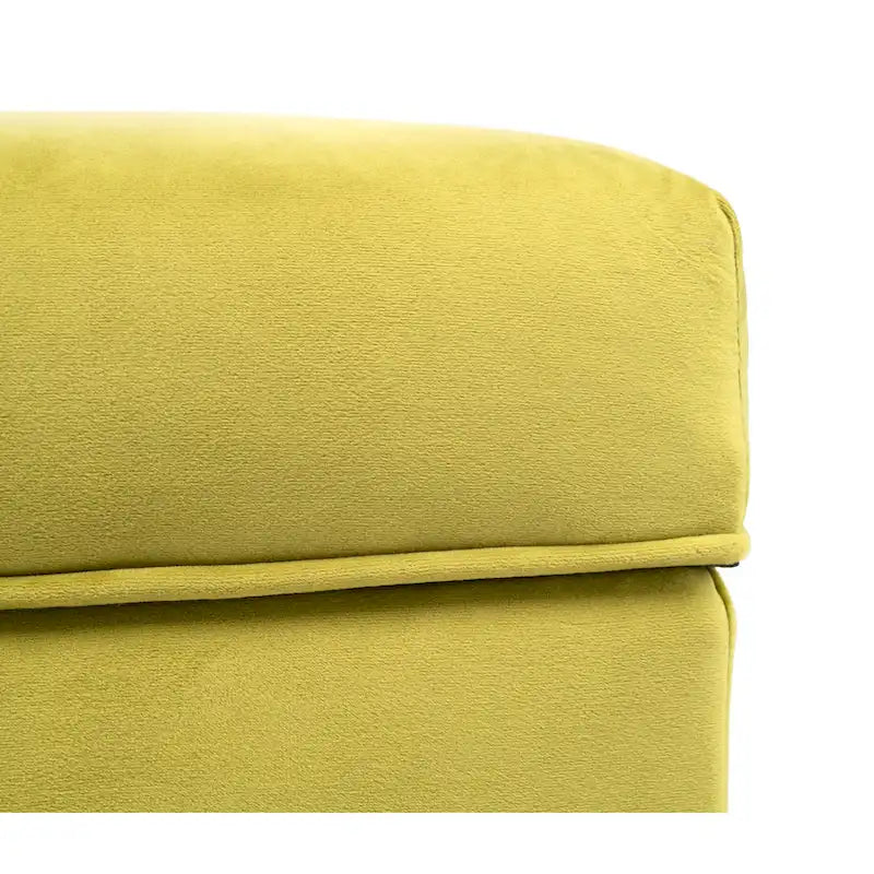 Transitional Upholstered Home Dcor Storage Bench