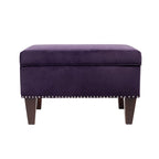 Transitional Upholstered Home Dcor Storage Bench