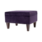 Transitional Upholstered Home Dcor Storage Bench