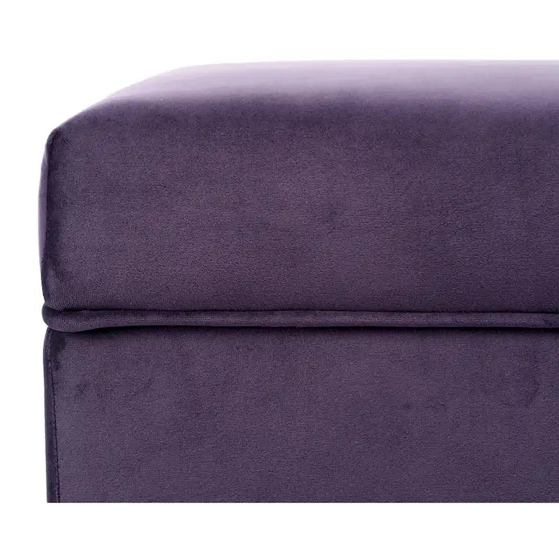 Transitional Upholstered Home Dcor Storage Bench
