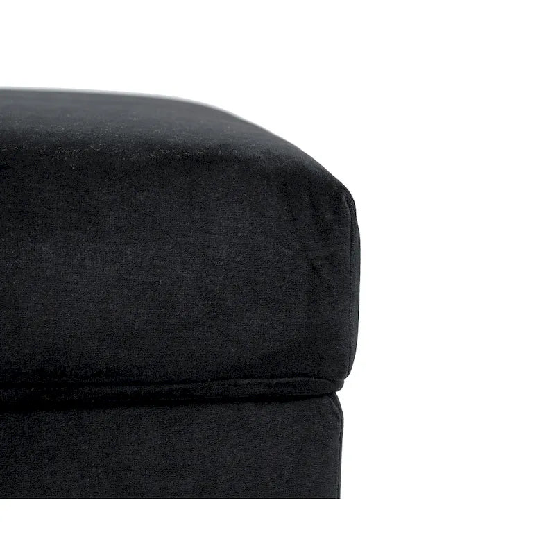 Transitional Upholstered Home Dcor Storage Bench