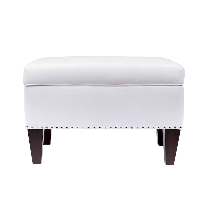Transitional Upholstered Home Dcor Storage Bench