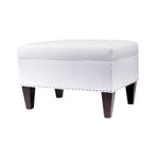 Transitional Upholstered Home Dcor Storage Bench