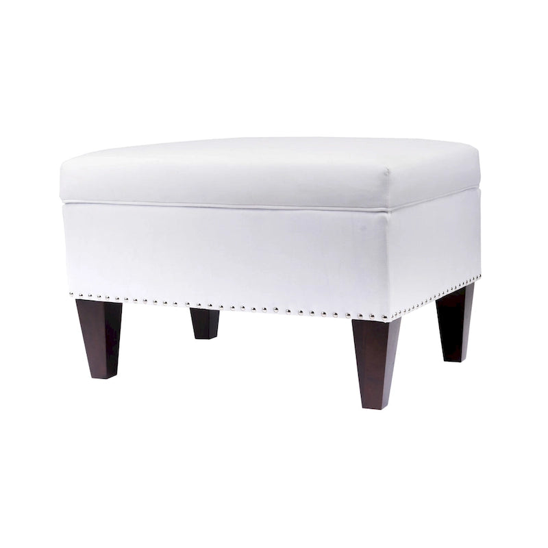 Transitional Upholstered Home Dcor Storage Bench