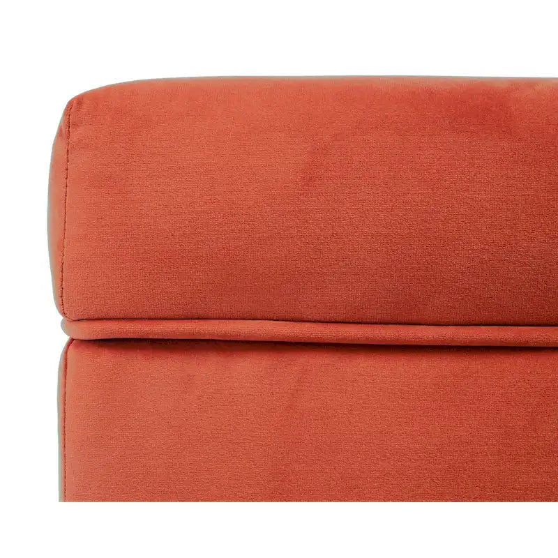Transitional Upholstered Home Dcor Storage Bench
