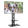 ProMounts Premium Swivel TV Stand Mount for 37-72 Screens with Shelving, Holds up to 110 Lbs