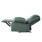 Handmatig verstelbare relaxfauteuil met veganleren bekleding en verstelbare rugleuning