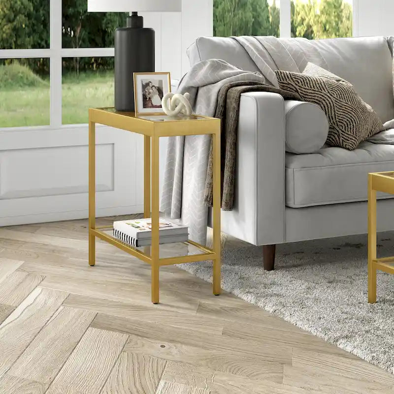 24 Wide Rectangular Side Table