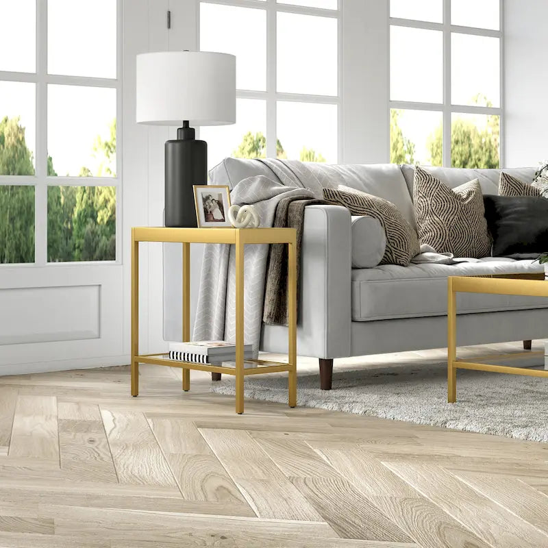 24 Wide Rectangular Side Table