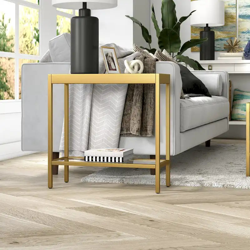 24 Wide Rectangular Side Table