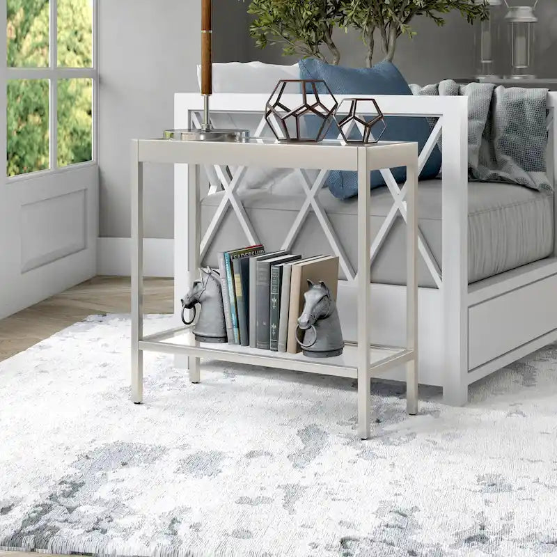 24 Wide Rectangular Side Table