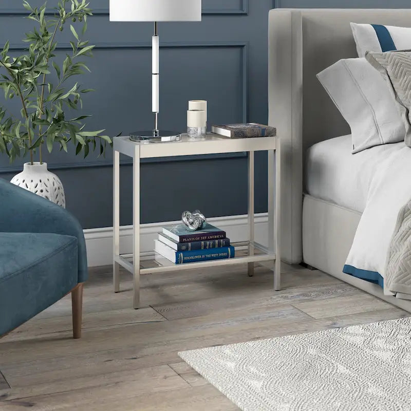 24 Wide Rectangular Side Table