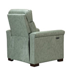 34.65 Wide Contemporary Classic Genuine Leather Power Recliner With USB Port