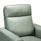34.65 Wide Contemporary Classic Genuine Leather Power Recliner With USB Port