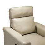 34.65 Wide Contemporary Classic Genuine Leather Power Recliner With USB Port