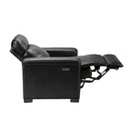 34.65 Wide Contemporary Classic Genuine Leather Power Recliner With USB Port