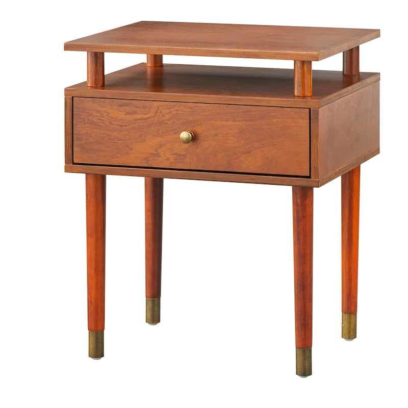 Mid-Century One Drawer Side Table