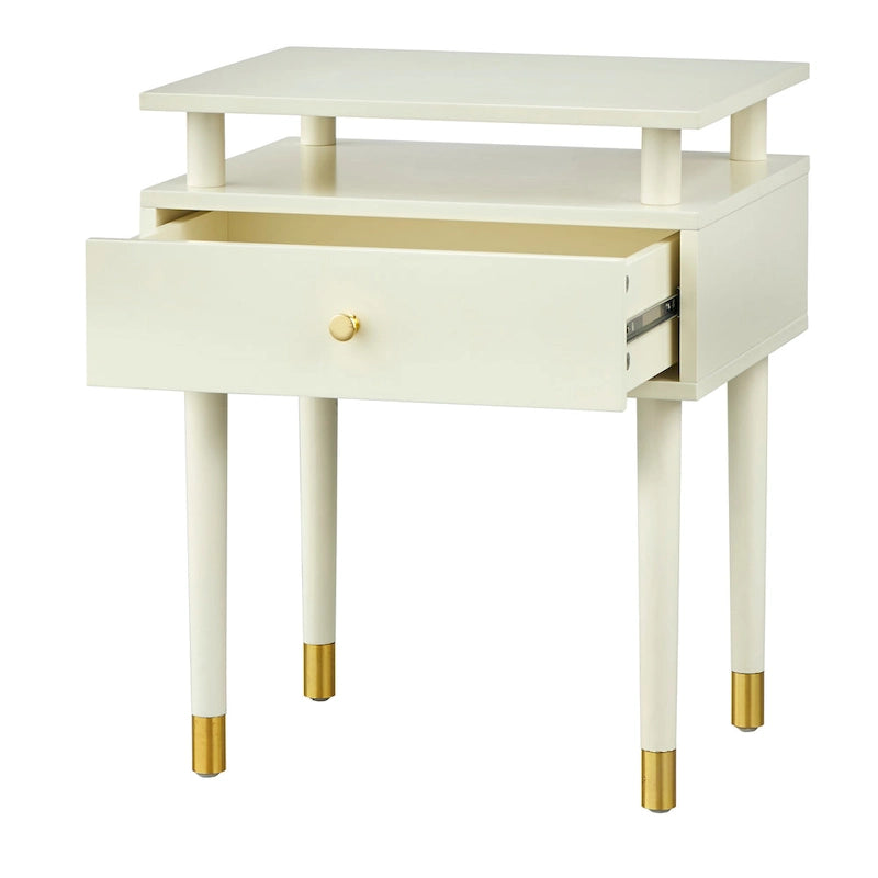 Mid-Century One Drawer Side Table