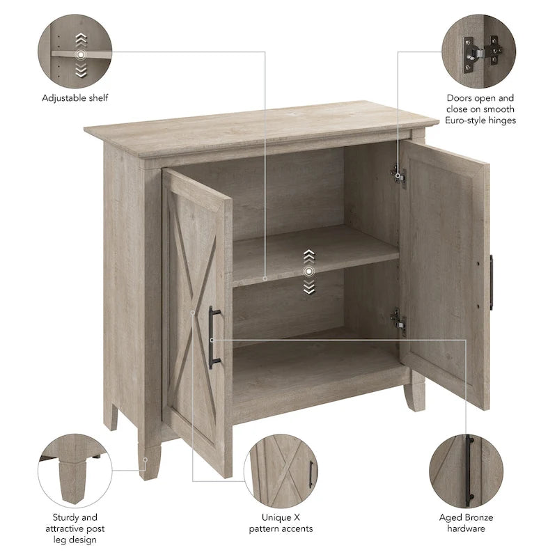 Small Storage Cabinet with Doors