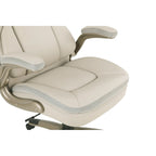 Fauteuil de bureau de direction en cuir contrecollé