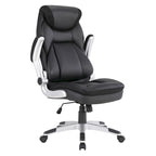 Fauteuil de bureau de direction en cuir contrecollé