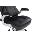 Fauteuil de bureau de direction en cuir contrecollé